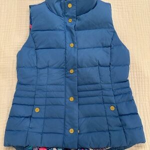 Lilly Pulitzer Sky Blue Fabric with Gold Accent